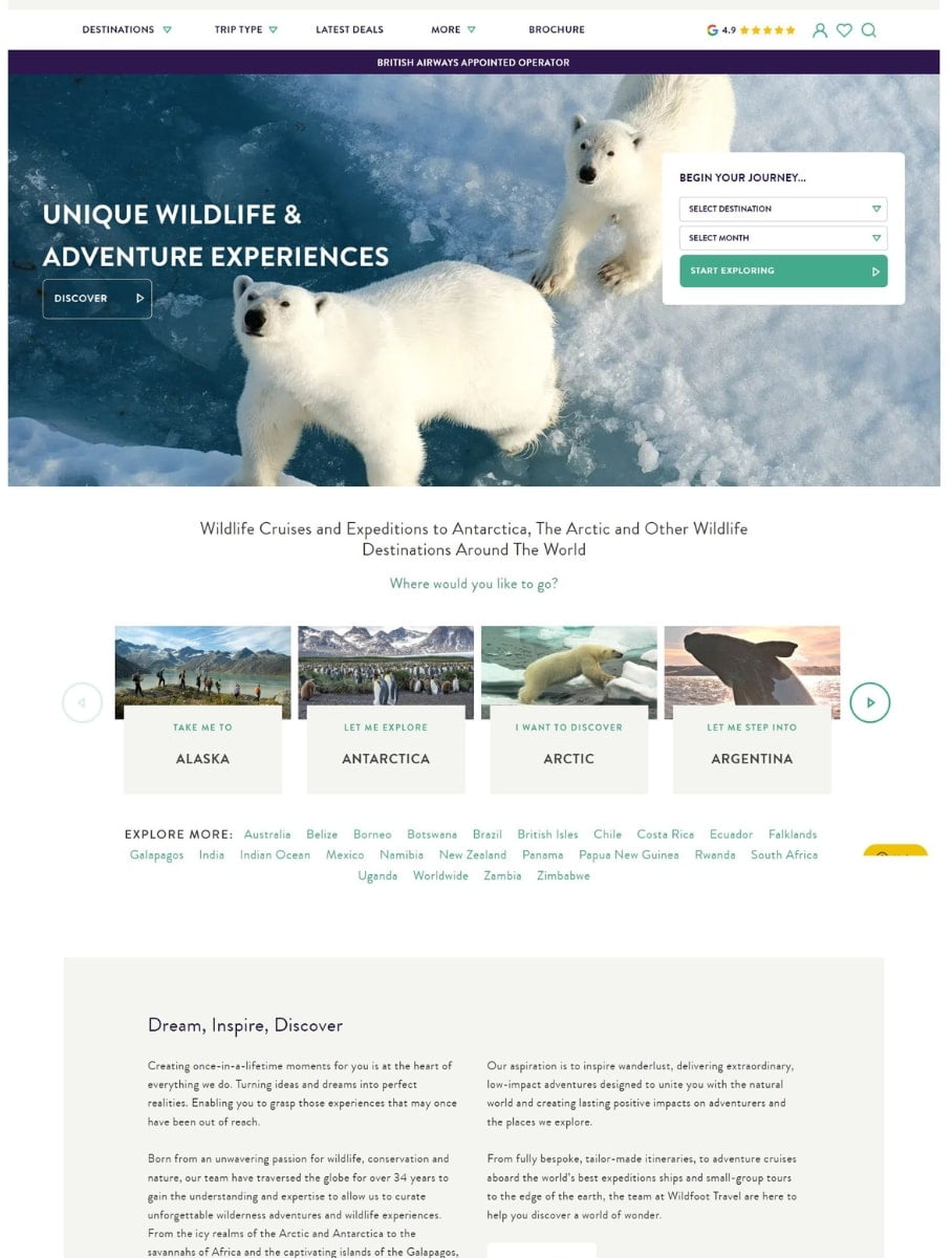 Wild Foot Website